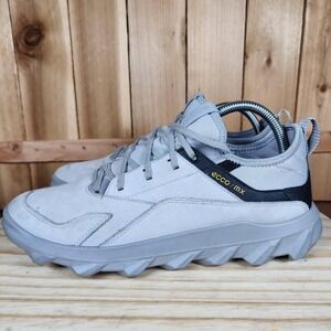 ECCO MX Low Shoes Womens Size 9-9.5 Gray Leather‎ Nubuck Trail Hiking 820183